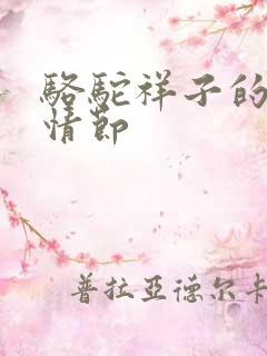 骆驼祥子的主要情节