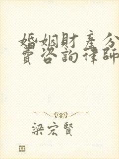 婚姻财产分割免费咨询律师电话