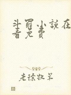 斗罗小说在线观看免费