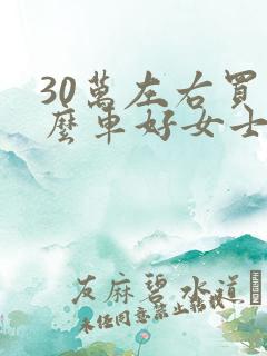 30万左右买什么车好女士