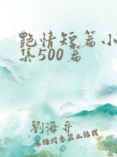艳情短篇小说合集500篇