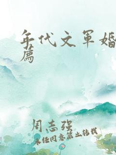 年代文军婚文推荐