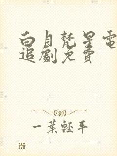 白月梵星电视剧追剧免费