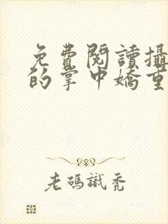 免费阅读摄政王的掌中娇重生了