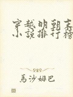 穿越明朝末年的小说排行榜