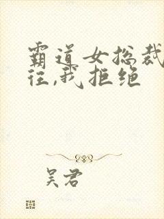 霸道女总裁求交往,我拒绝