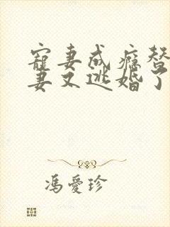 宠妻成瘾替嫁娇妻又逃婚了小说