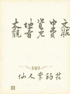 大地资中文在线观看免费版高清