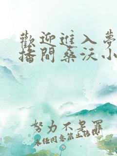 欢迎进入梦魇直播间桑沃小说完整版txt