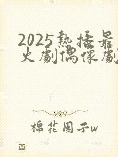 2025热播最火剧偶像剧