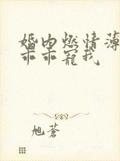 婚内燃情薄大叔乖乖宠我