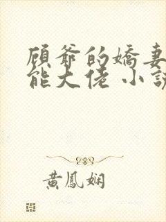 顾爷的娇妻是全能大佬 小说