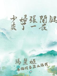 少妇张开腿让我爽了一夜