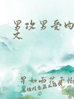 男攻男受肉污污文