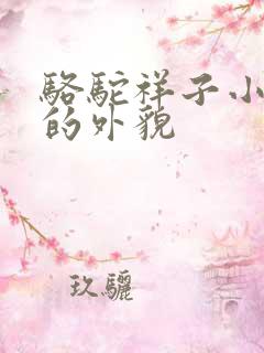 骆驼祥子小福子的外貌