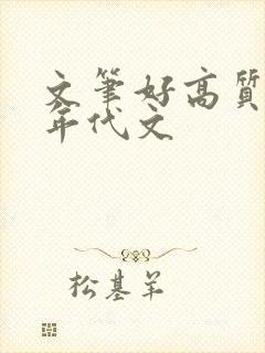 文笔好高质量的年代文