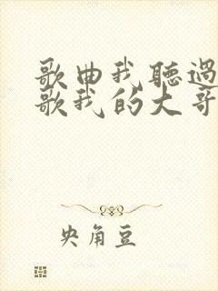 歌曲我听过你的歌我的大哥哥