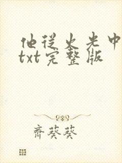 他从火光中走来txt完整版