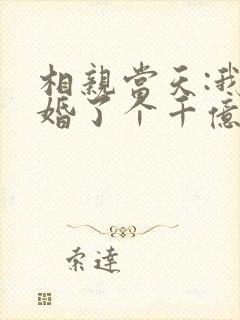 相亲当天:我闪婚了个千亿富翁