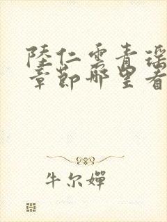 陆仁云青瑶最新章节哪里看