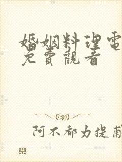 婚姻料理电视剧免费观看