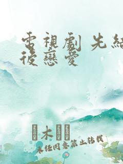 电视剧 先结婚后恋爱