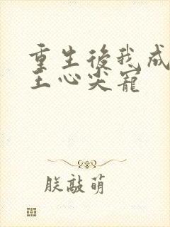 重生后我成了傻王心尖宠