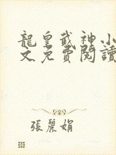 龙皇武神小说全文免费阅读