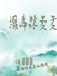 国产精品午夜高潮呻吟久久av