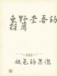 东野圭吾的书籍推荐