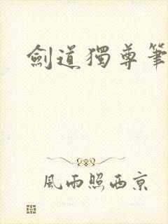 剑道独尊笔趣阁
