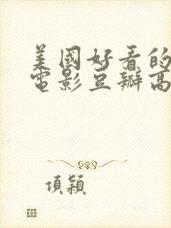 美国好看的爱情电影豆瓣高分