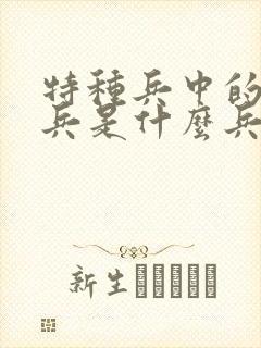 特种兵中的特种兵是什么兵种