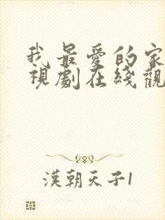 我最爱的家人电视剧在线观看免费