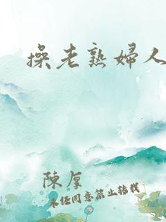 操老熟妇人妻