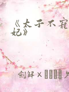 《太子不宠太子妃》