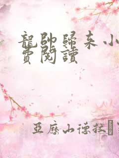 龙帅归来小说免费阅读