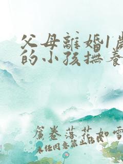 父母离婚1岁多的小孩抚养权应该归谁