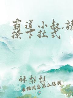 霸道小叔,请轻撩下拉式