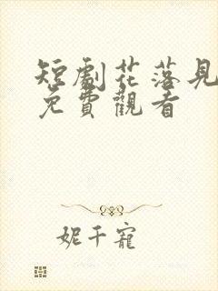 短剧花落见流萤免费观看