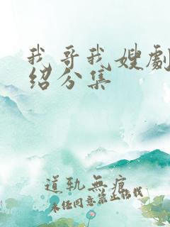 我哥我嫂剧情介绍分集