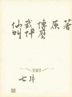 仙武传原著小说叫什么