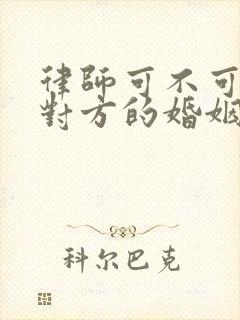 律师可不可以查对方的婚姻信息