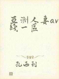 亚洲人妻av在线一区