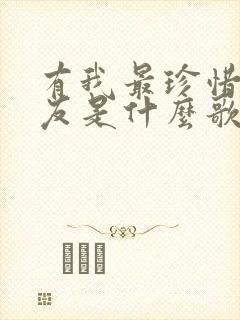 有我最珍惜的朋友是什么歌