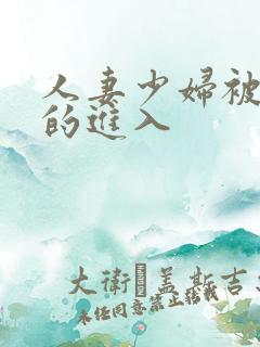 人妻少妇被猛烈的进入