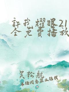 许我耀眼21集全免费播放