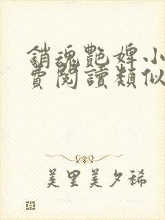 销魂艳婢小说免费阅读类似