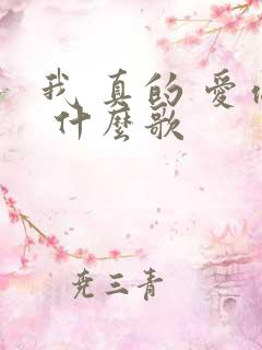 我 真的 爱你 什么歌