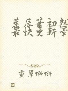 叶辰萧初然免费最快更新章节